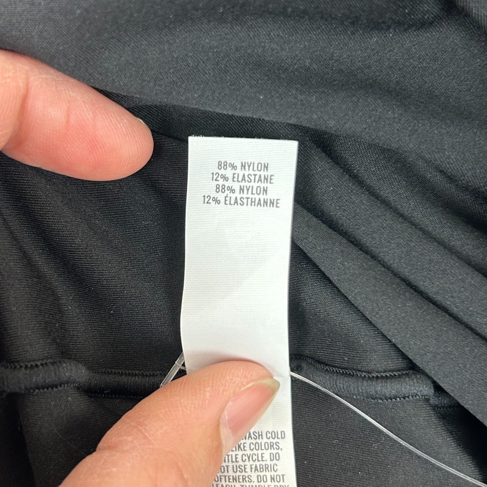 Offline BY Aerie Real Me One Piece Bodysuit Womens Small Black Cross Back Strap - Picture 8 of 16